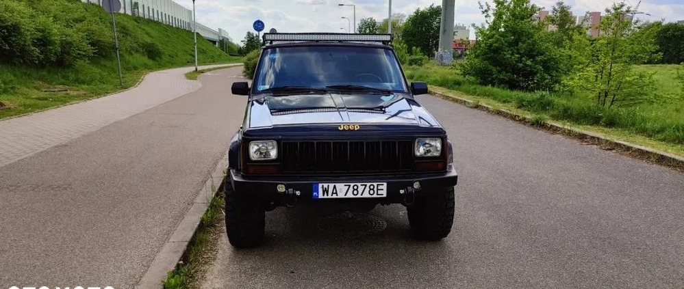 Jeep Cherokee cena 34500 przebieg: 227365, rok produkcji 1996 z Warszawa małe 379